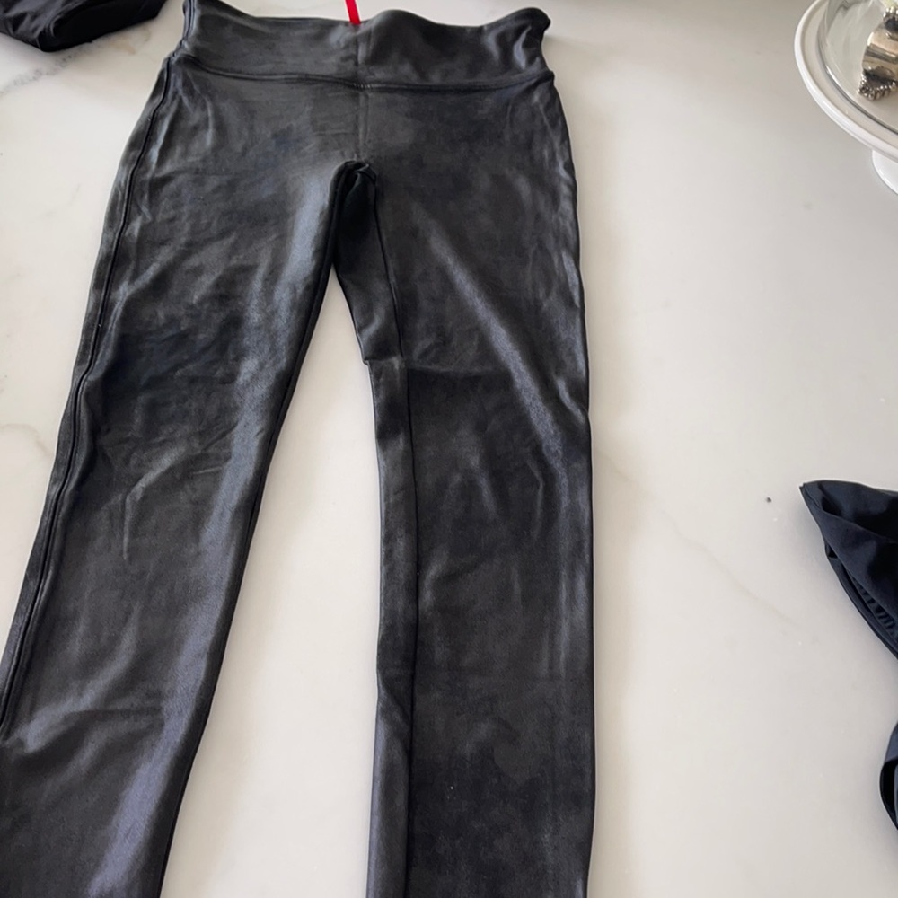 Spanx faux leather leggings
